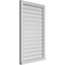 Ekena Millwork Vertical Surface Mount PVC Gable Vent: Functional, w/ 2"W x 2"P Brickmould Sill Frame, 26"W x 42"H GVPVE26X4203SF - alternate 5